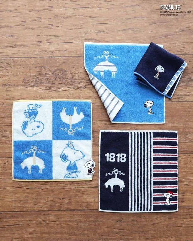 「タオルハンカチーフ」(各1320円)