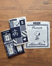 スヌーピーのプレッピースタイルがかわいい！Brooks Brothers×PEANUTSのコラボハンカチが「スヌーピータウンショップ」に登場