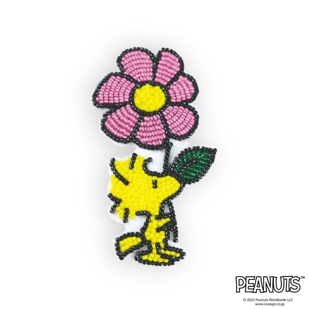 「スヌーピー ビーズ刺しゅうキット(ウッドストック)」(各2750円)