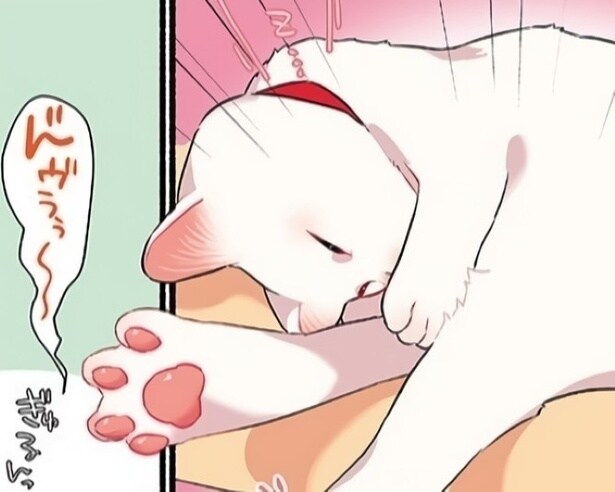 【ねこ漫画】私の推し(＝猫)は“おさわり無料”！握手会も無料!?「猫活、最高ですよね」と共感の声【作者に聞く】