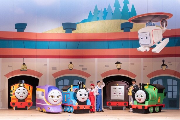 トーマス、パーシー、カナがステージを駆け巡る新作オリジナルストーリー