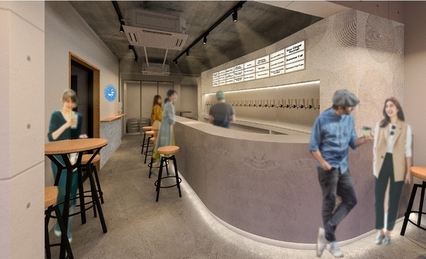 【画像】バリエーション豊富なカクテルに、明るくオープンな店内で、気軽に立ち寄りやすい※店内イメージ画像