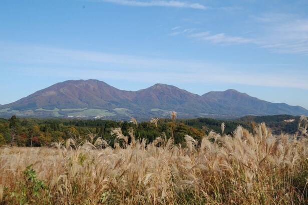 のどかな風景が色鮮やかに染まる/蒜山三座の紅葉