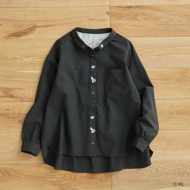 「リサとガスパール刺しゅうシャツ」(4378円)