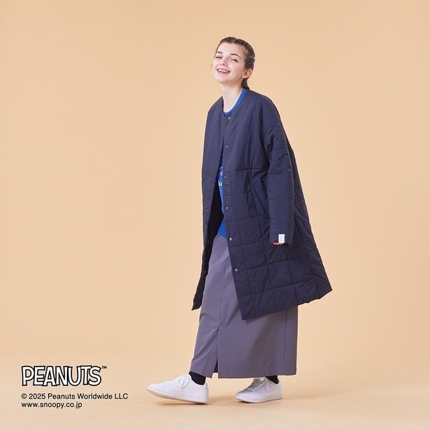 「ブレスサーモノーカラーパデットコート(ブラック)」(3万1900円)