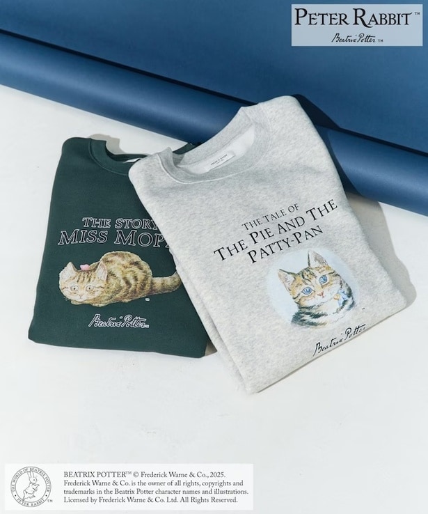 「PETER RABBIT / ピーターラビット プリント スウェット 【限定展開】」(各5995円)