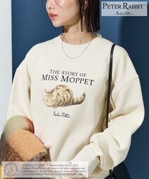 「ピーターラビット(TM)」のコアなファンが愛するミスモペット(TM)をフィーチャーしたスウェットが「FREAK'S STORE」限定で登場