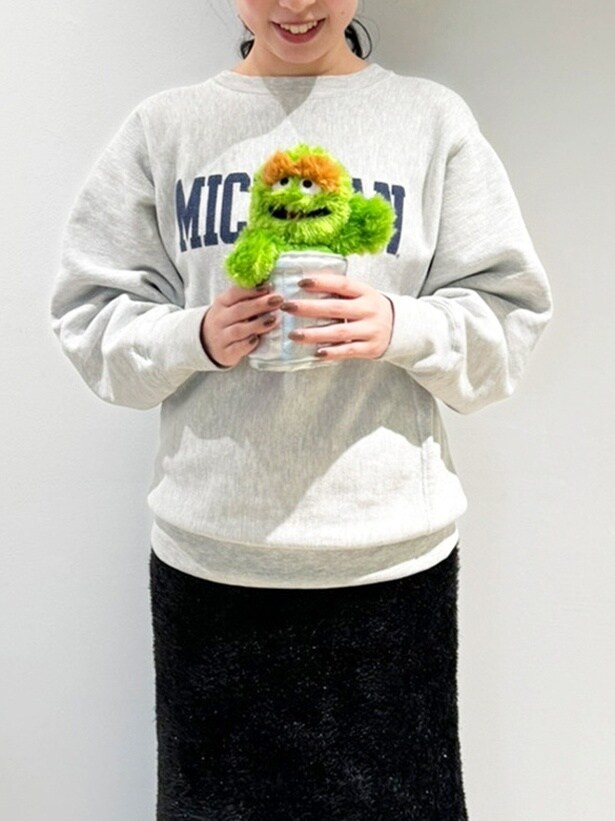 愛嬌あふれる表情をしたオスカーのぬいぐるみ。持ち運びにも便利なSサイズ