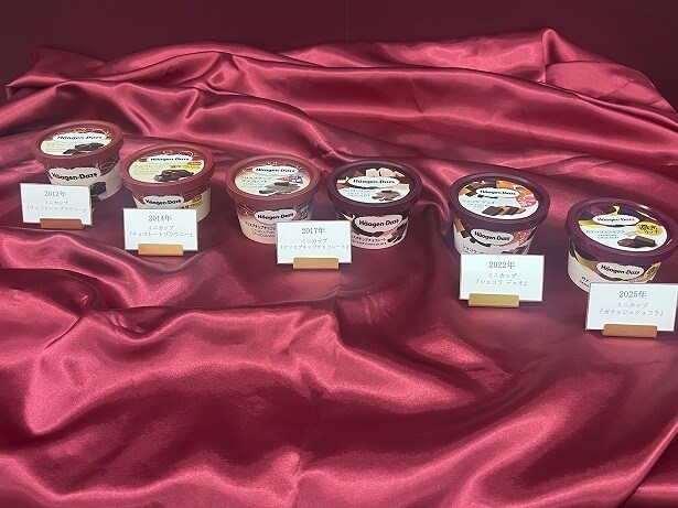 歴代の基幹品のチョコレートフレーバー