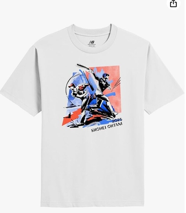 グラウンドの情熱を、着る。二刀流の視点を、日常に【ニューバランス】の半袖TシャツがAmazonに登場中‼