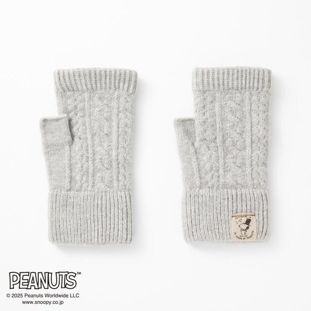 「レディース 手袋 フィンガーレス(グレー)」(1089円)