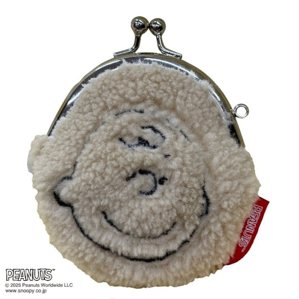 「レディース ボアコインケース(チャーリー・ブラウン)」(869円)
