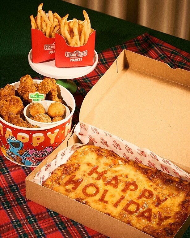 「クッキーモンスターセット&パーティーピザボックス(3~4人前)※テイクアウト限定」(5960円)