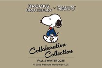 スヌーピーがエンブレムに！「ブルックスブラザーズ」の「PEANUTS」コラボコレクション2025FWが発売開始