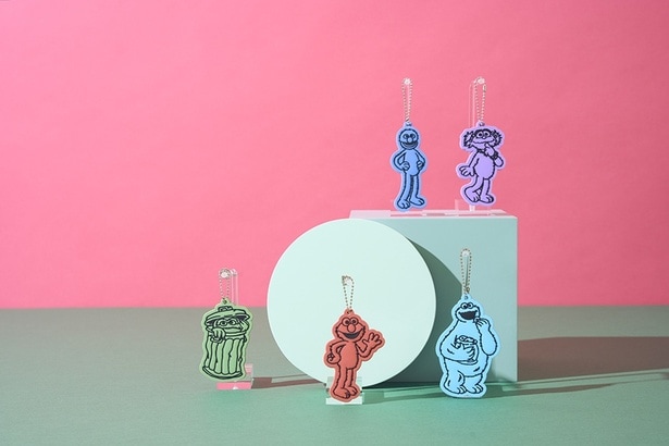 「ラバーキーチェーン」(各1650円)