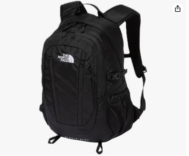 ゆったりサイズでたくさん入る！持ち運びやすい【ザノースフェイス】のリュックがAmazonに登場中‼