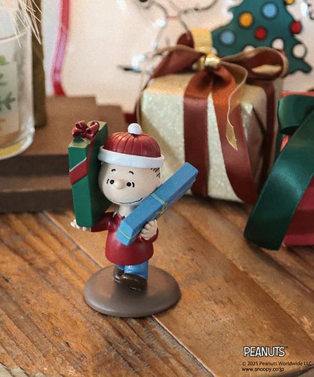 「【PEANUTS×BAYFLOW】オブジェ★2025X'mas★(ライナスプレゼント)」(1980円)