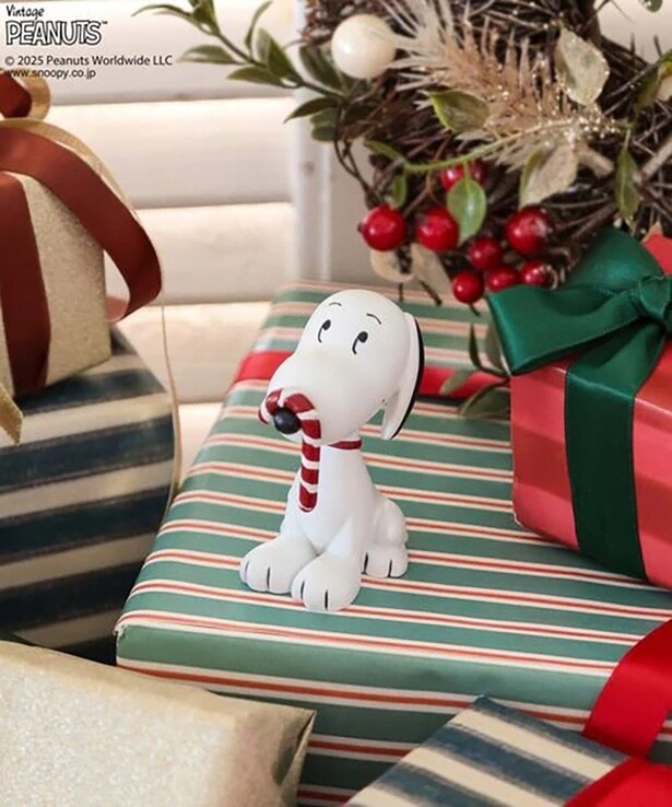 「【PEANUTS×BAYFLOW】オブジェ★2025X'mas★(スヌーピーキャンディ)」(1980円)