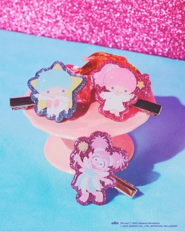 「ラメアクリルヘアクリップセット」(2750円)