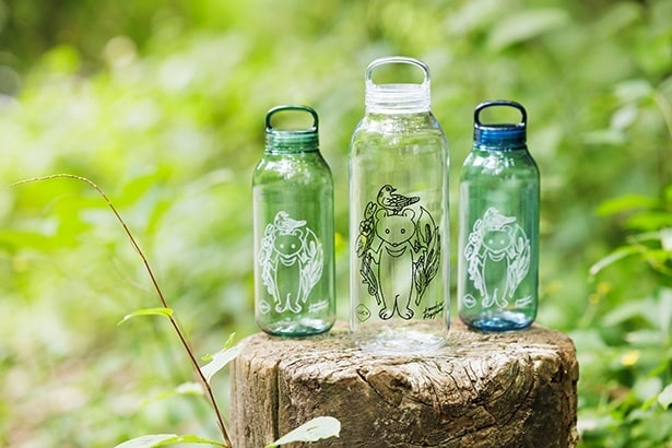 鹿児島睦さんイラストのオリジナルウォーターボトル