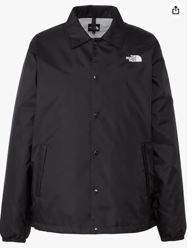 撥水と光沢、ゆとりの美学。定番コーチジャケットが今のシルエットに【ザノースフェイス】のジャケットがAmazonに登場中‼