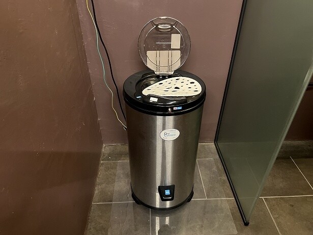 水着専用の脱水機は自由に使ってOK