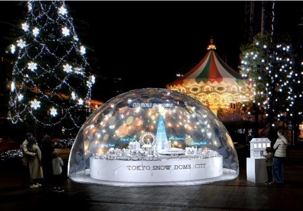 冬景色に変わっていく様は、かなり幻想的！体験は21時まで