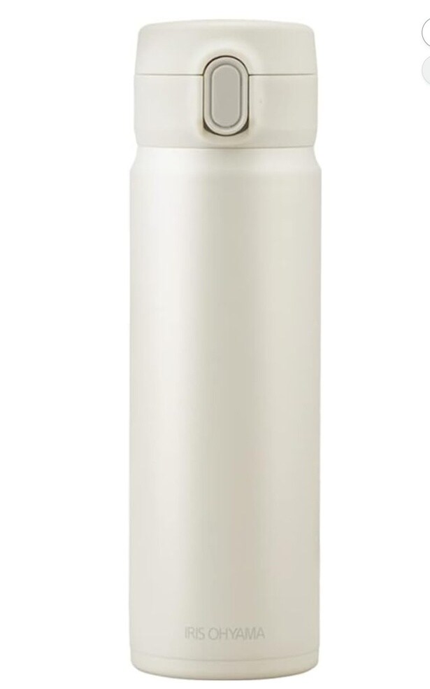 くすみカラーで、かわいく快適。片手で開ける、ステンレスマグ【アイリスオーヤマ】の水筒がAmazonに登場中‼