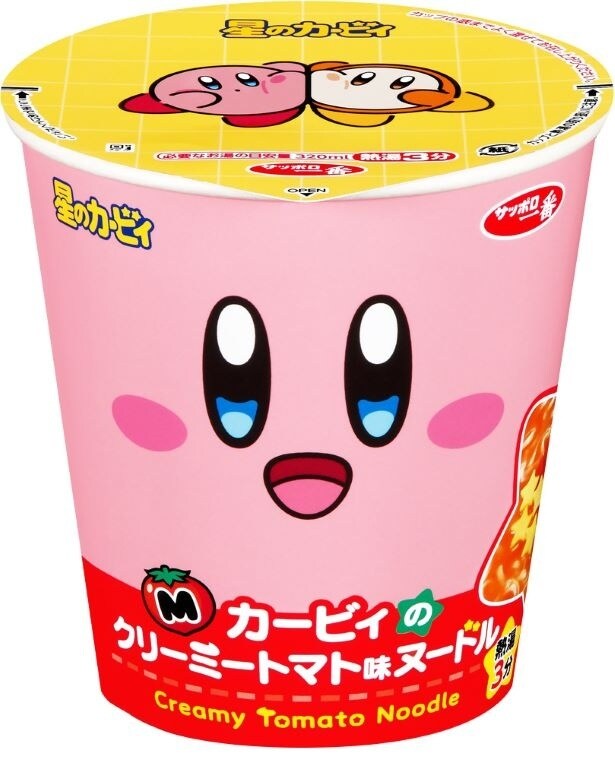 「星のカービィ クリーミートマト味ヌードル」