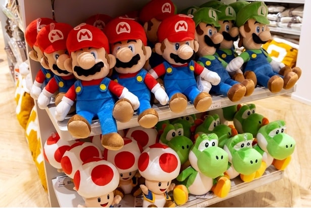 マリオシリーズのぬいぐるみ