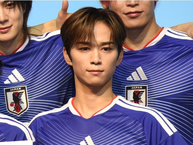 「JI BLUE」メンバーの後藤威尊さん(INI)