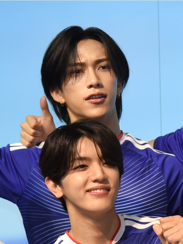 「JI BLUE」メンバーの池﨑理人さん(INI)