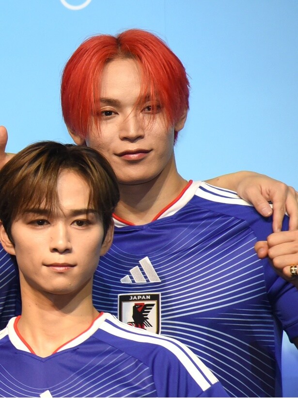 「JI BLUE」メンバーの與那城奨さん(JO1)