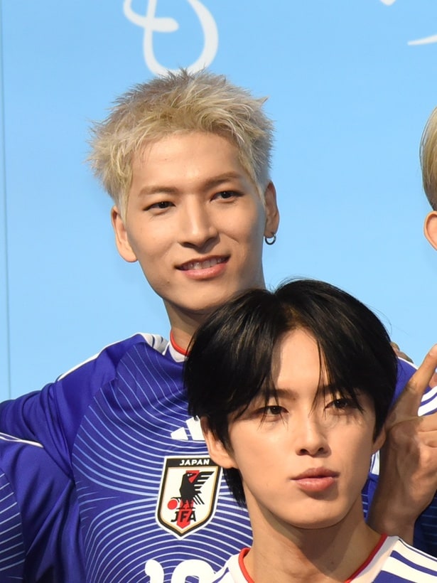 「JI BLUE」メンバーの金城碧海さん(JO1)