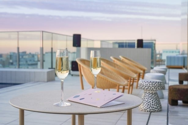 ドリンクの注文もできる