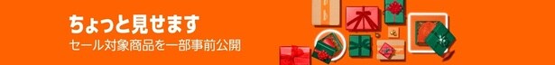 セール対象商品の一部はAmazon公式サイトで公開中