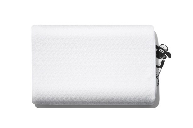 【写真】枕の隅でそっと見守るかのようなショーンがかわいい