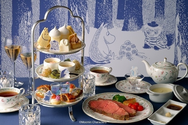 小説『ムーミン谷の冬』をテーマにしたイブニングハイティー