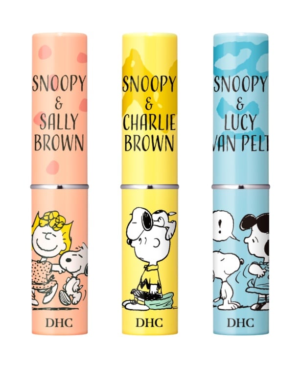 「DHC 薬用 リップクリーム [スヌーピー] 3本セット フレンズ」(2310円)