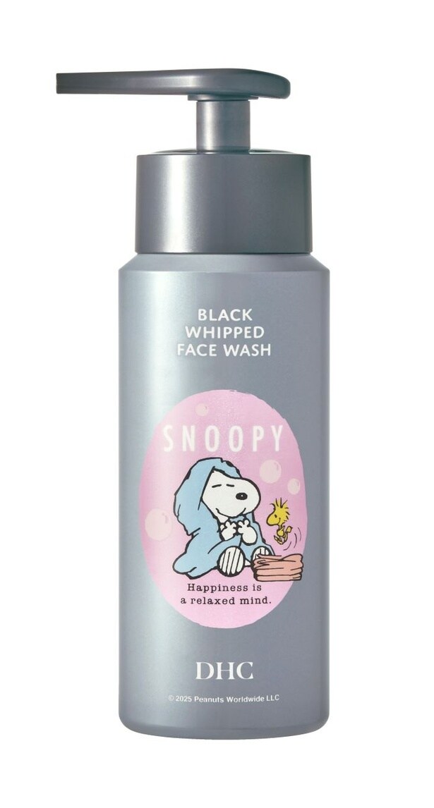 「DHC ブラック ホイップ ウォッシュ [スヌーピー] バブル」(単品1848円/2本セット3399円)