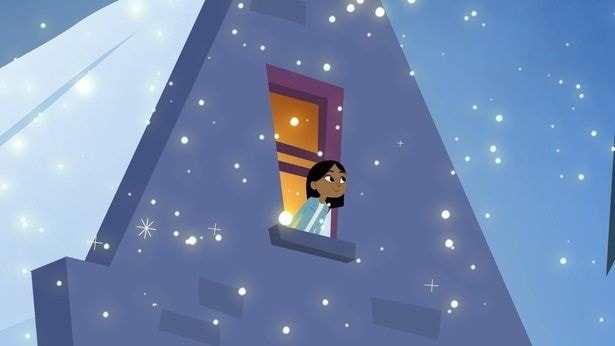 サンタへ手紙を書いた女の子・ライアンの役で、倉田瑛茉さんは人生初のアフレコに挑戦した