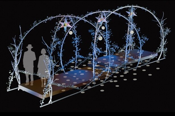 「星屑のトンネル」のイメージ図