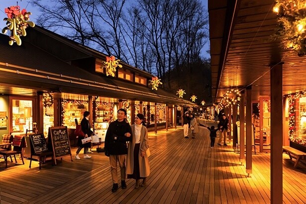 ハルニレテラスの街並み