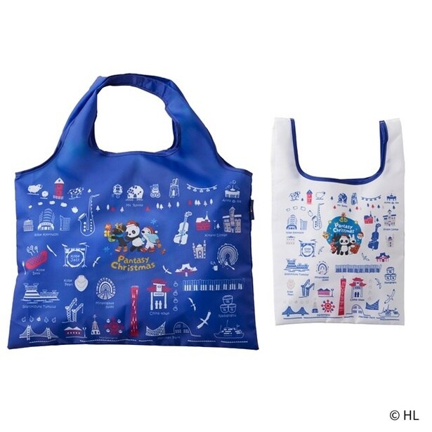 ウミキリン「リサとガスパール エコバッグ(大)」(2420円)、「リサとガスパール コンビニエコバッグ」(1870円)