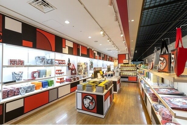 館内のグッズ売り場