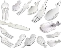 食洗機OK！15種の海の仲間たちが食卓を彩る♪タコ・クジラなど人気柄を集めた【ナガオ】のプチマリーンカトラリーセットがAmazonにて販売中！