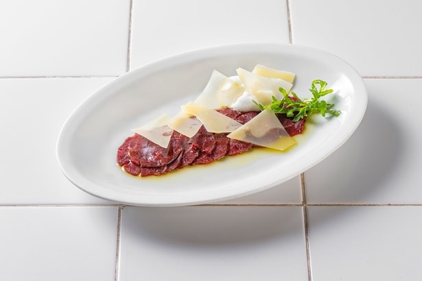 槲プレミアム 蝦夷鹿カルパッチョ 1980円