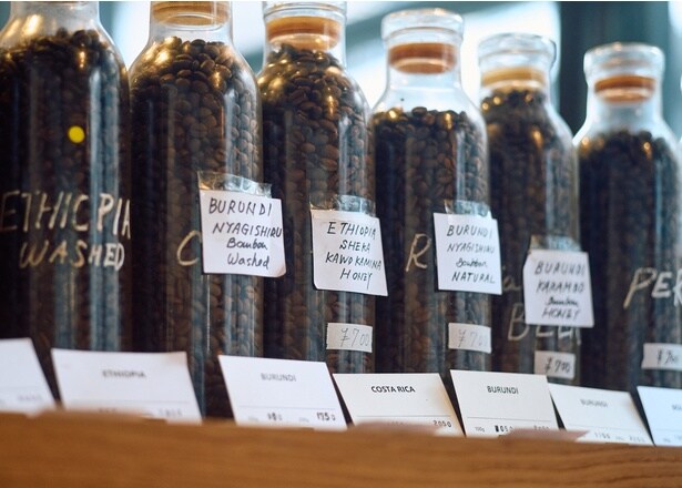 同じ産地でも処理方法の違う豆がそろうので、飲み比べも楽しい