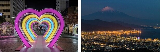 冬を彩るイルミイベント「おまちハートファンタジー」が開催中！静岡市の夜の魅力を紹介