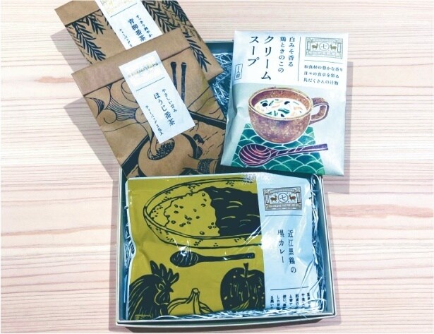 第1章「サンタ謎賞」中川政七商店の食品セット イメージ